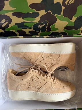 Ronnie Fieg Fiegsta A Bathing Ape Bape Sta Low Sand Sneakers [38]